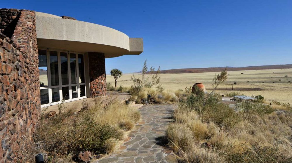 L'entrée du Sossusvlei Desert Lodge
