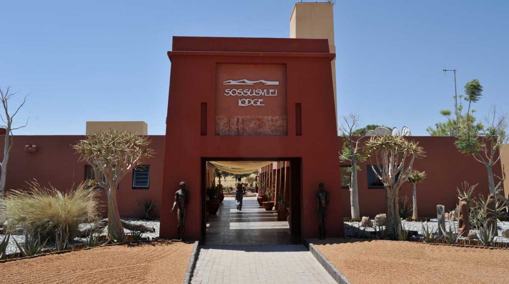 L'entrée du Sossusvlei Lodge