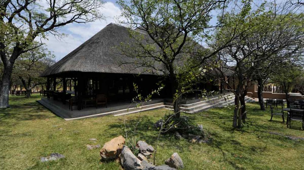 Pavillon de la réception en Namibie