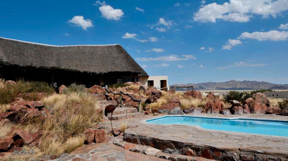 La piscine en Namibie