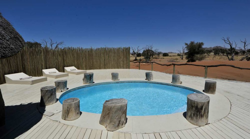 La piscine en Namibie
