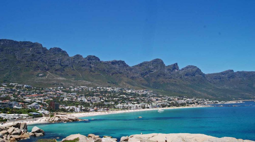 La plage de Camps Bay