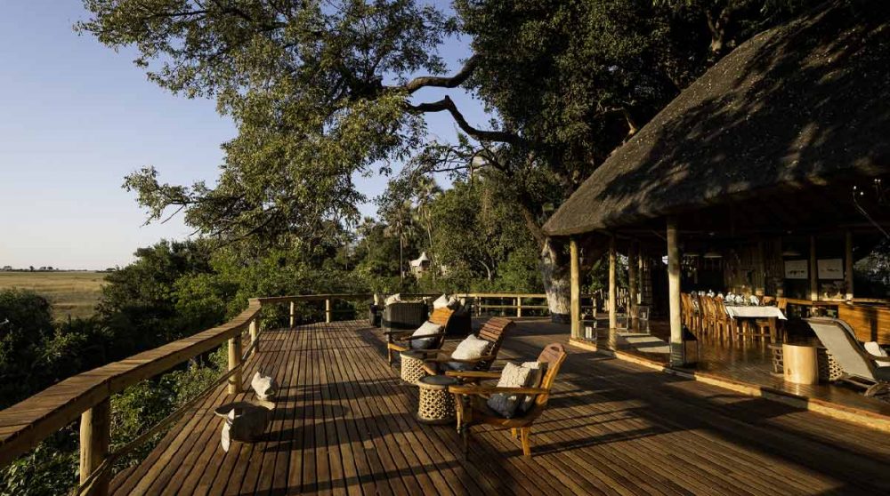 La terrasse au Botswana