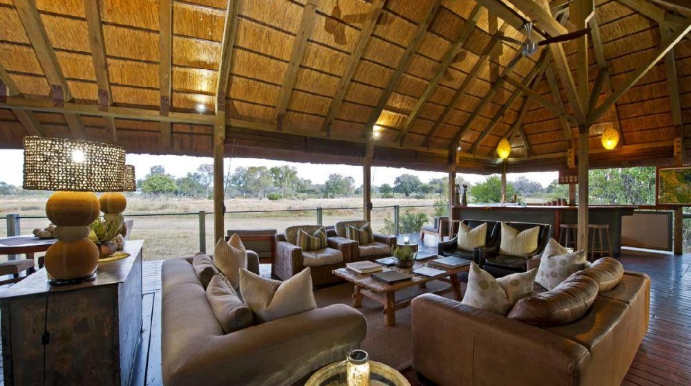 Le lounge au Botswana