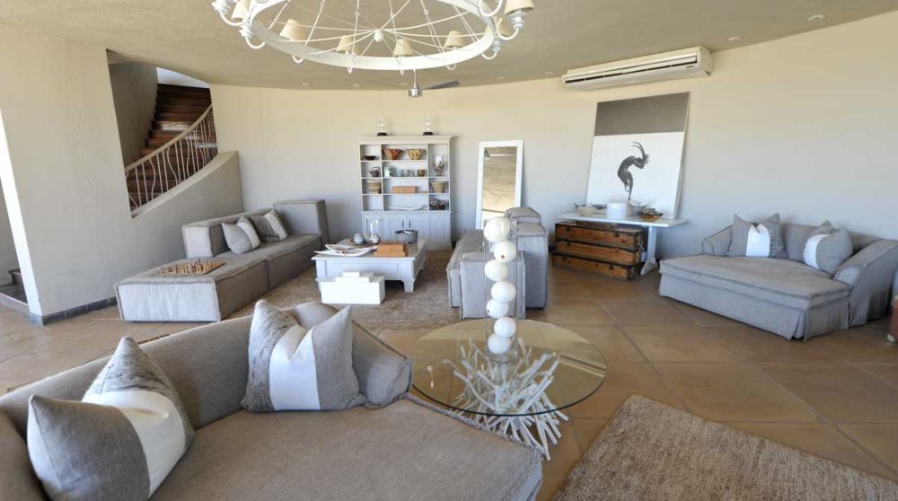 Autre vue du salon en Namibie