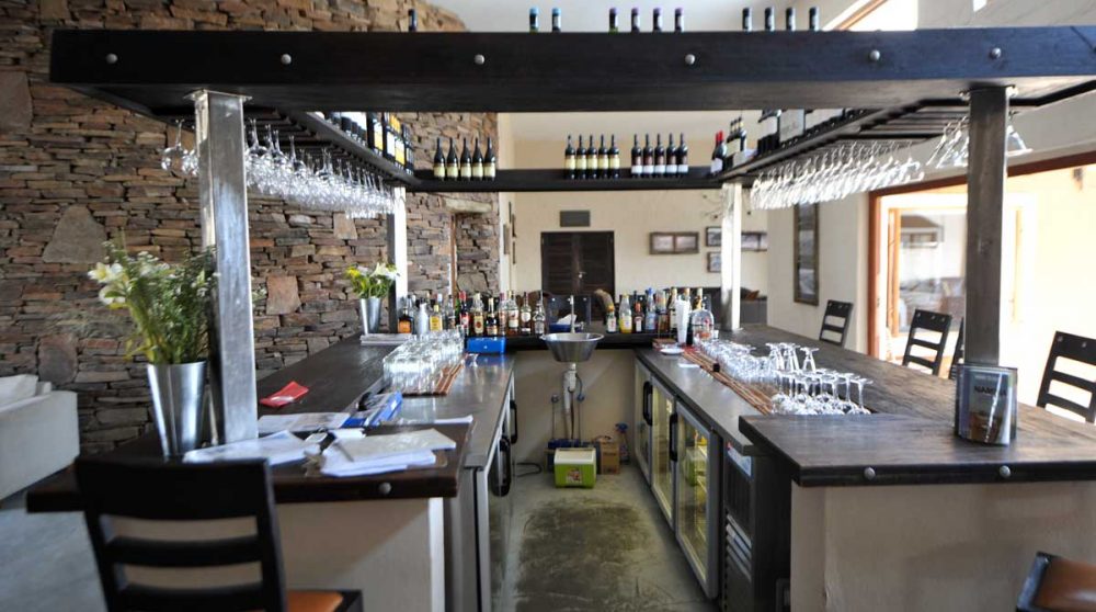 Le bar de l'hôtel en Namibie