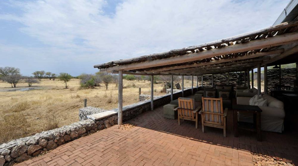 La terrasse de l'Andersson's Camp