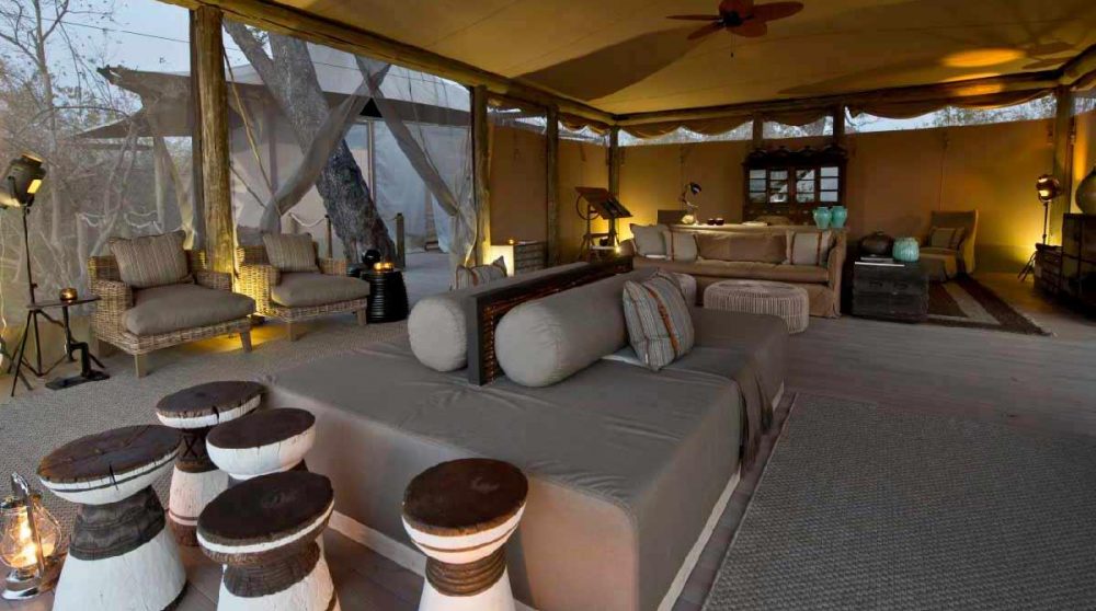 L'espace lounge de DumaTau Camp