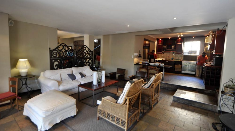 Le salon à l'Olive Grove