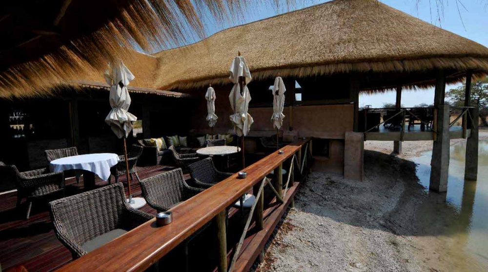 Terrasse à l'Onguma Bush Camp