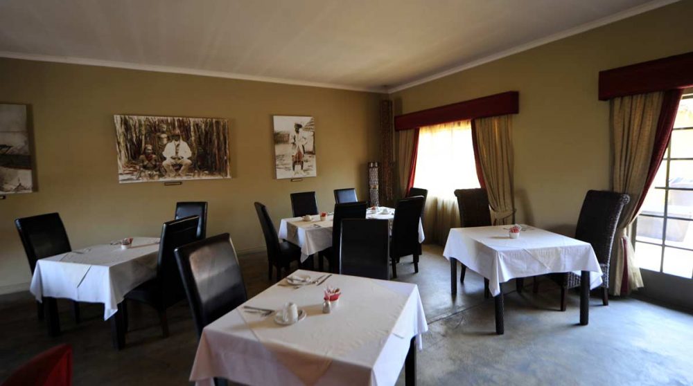 La salle à manger du Villa Verdi