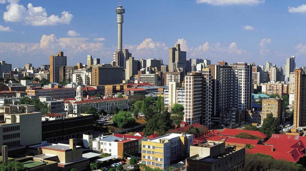 Johannesburg et ses buildings modernes
