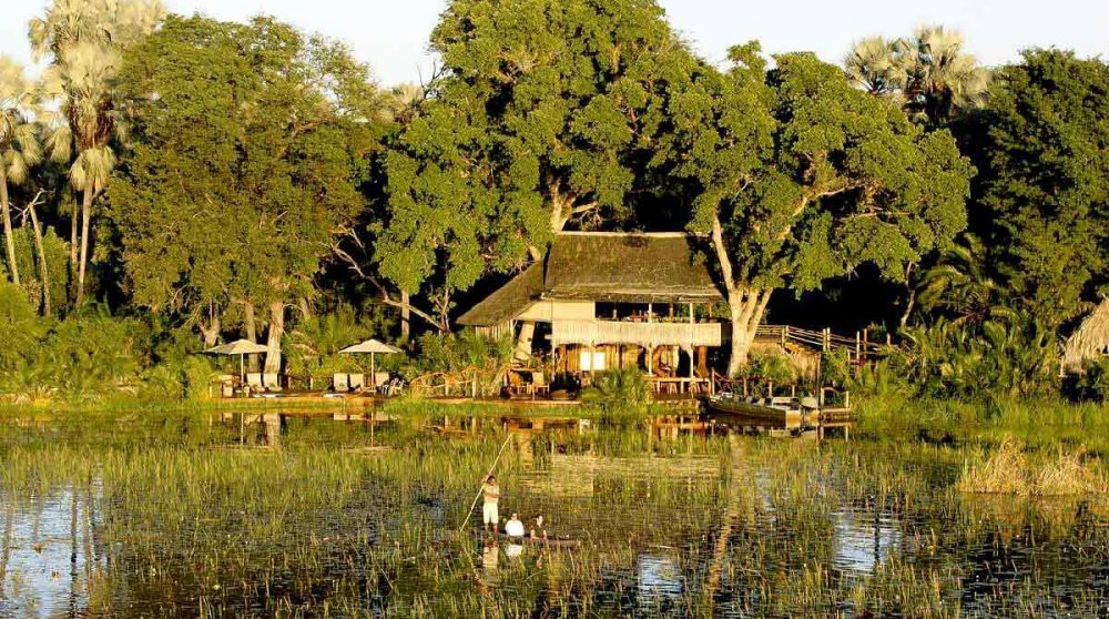 Le camp niché dans la nature au Botswana