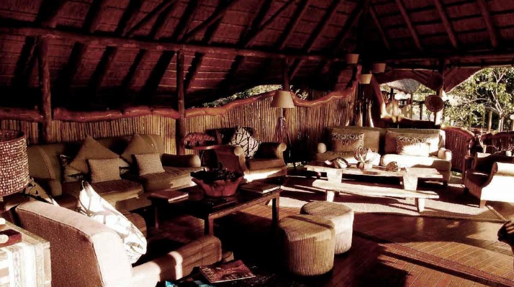 Dans le lounge au Botswana
