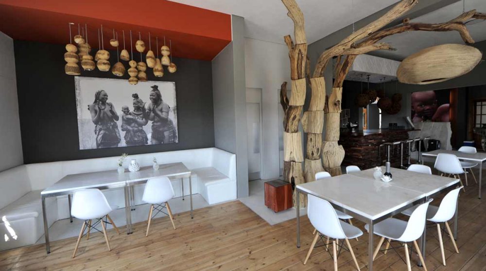 Autre vue du restaurant en Namibie