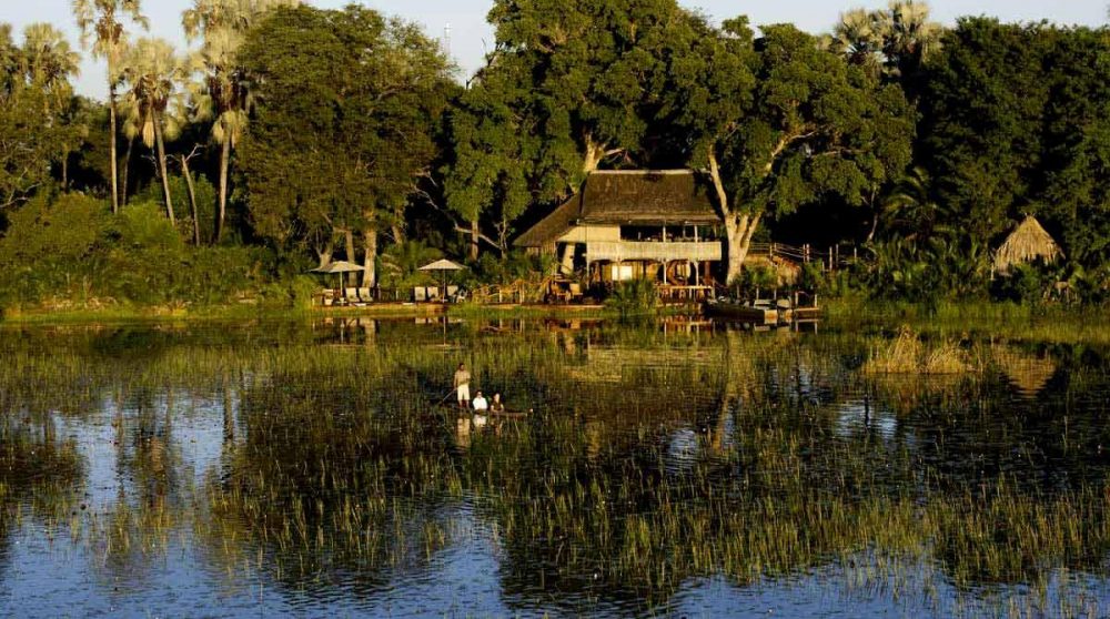 Le camp dans un écrin de nature