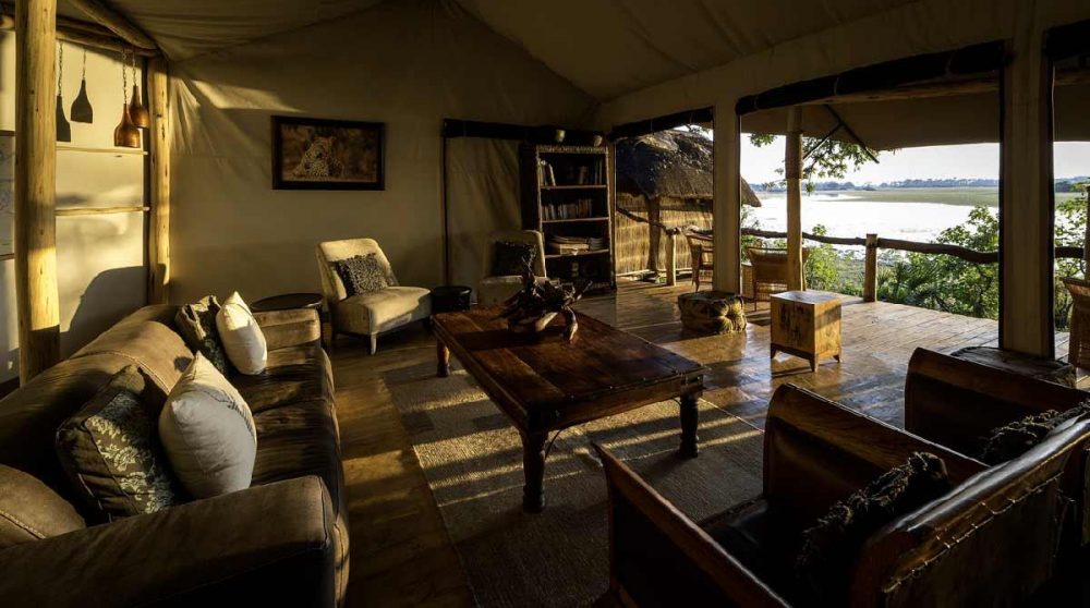 Le salon baigné de soleil