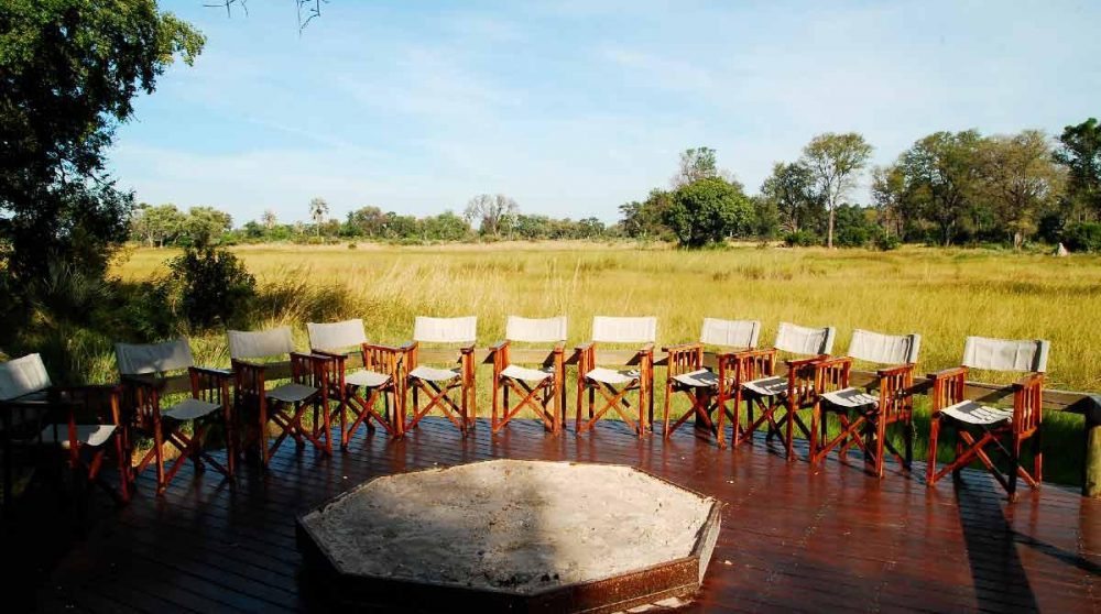 Le boma dans le Delta de l'Okavango