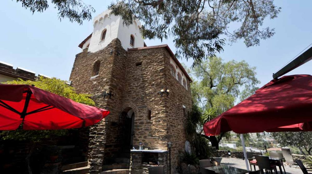 La terrasse de l'hôtel à Windheok