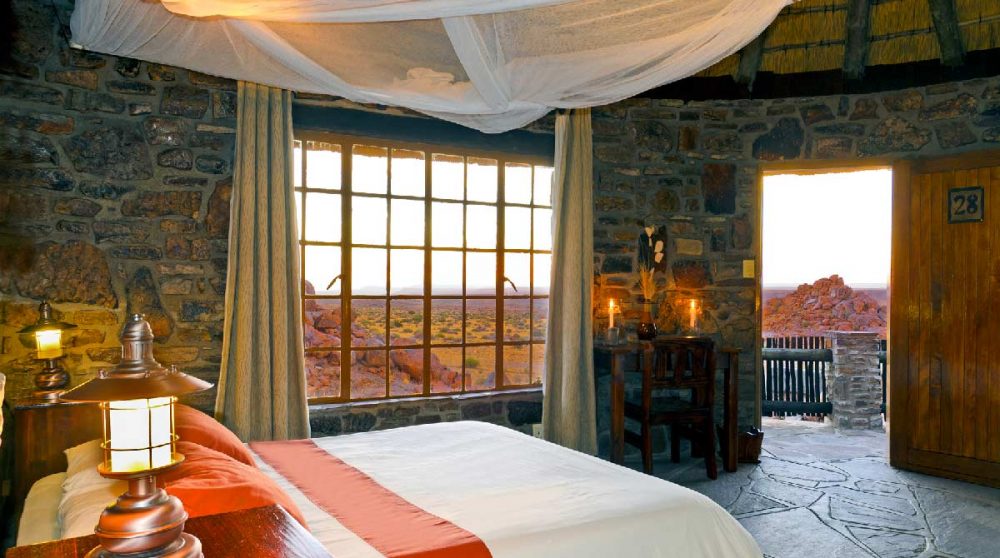 Autre vue de la chambre au Fish River Canyon