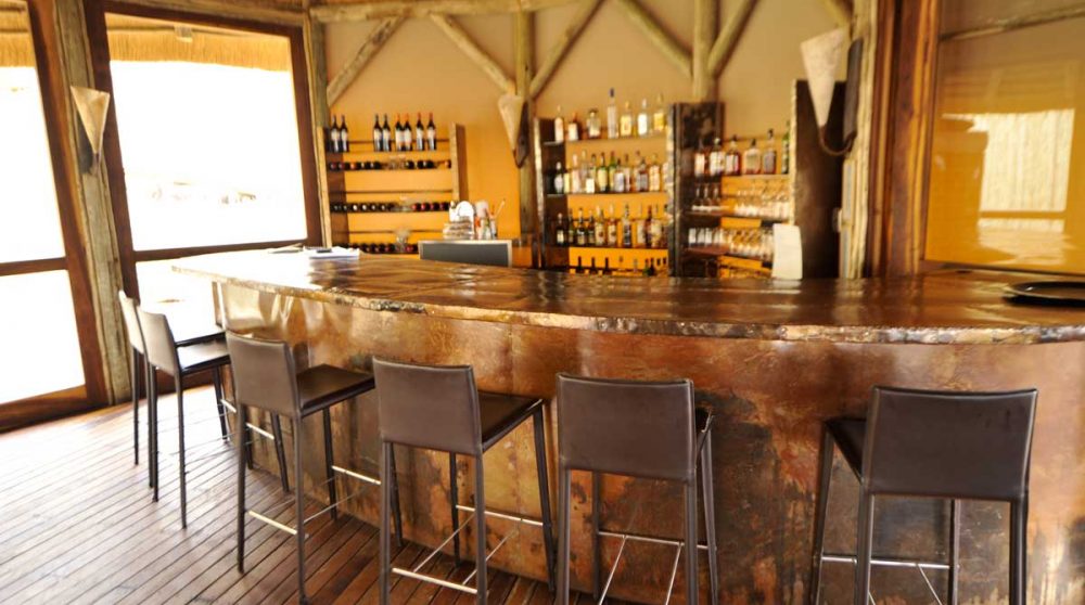 Le bar dans le désert du Namib