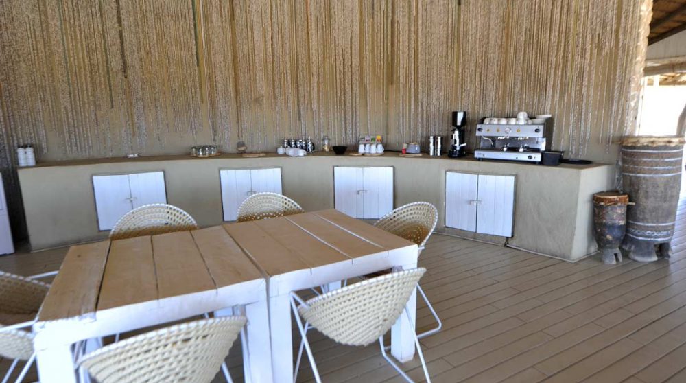 Table pour manger au restaurant à Namib