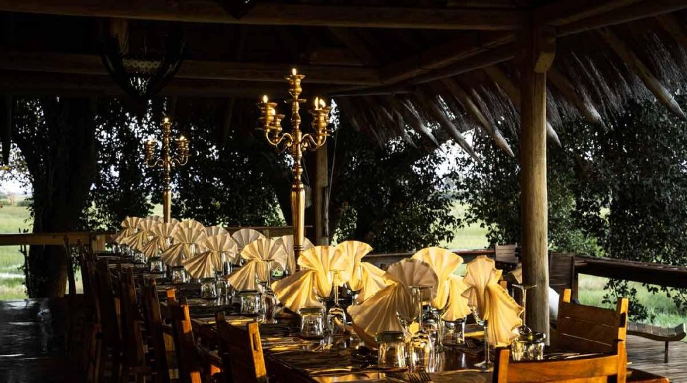 Dîner sur la terrasse