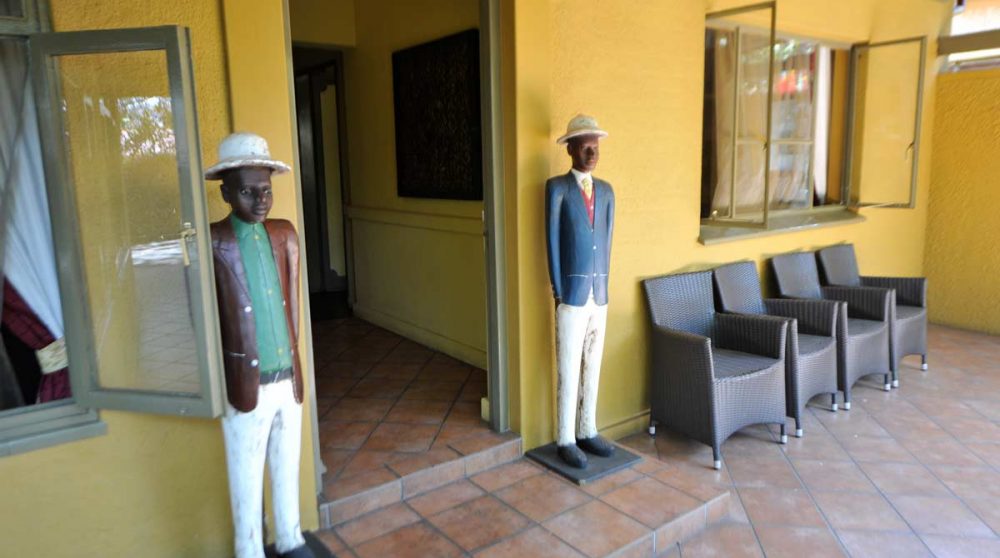 La décoration sur la terasse