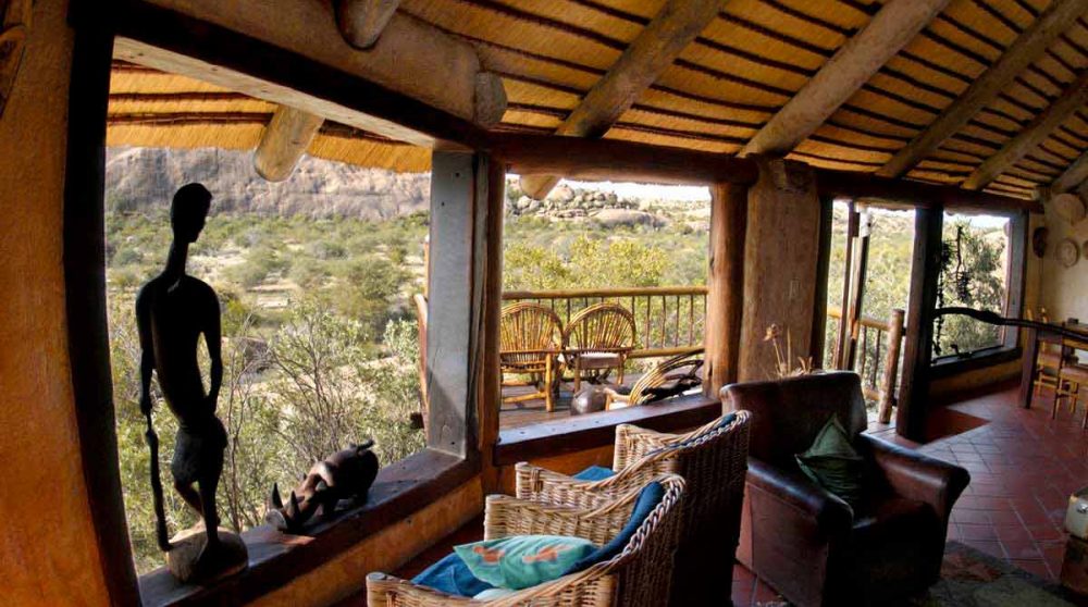 La vue depuis le salon