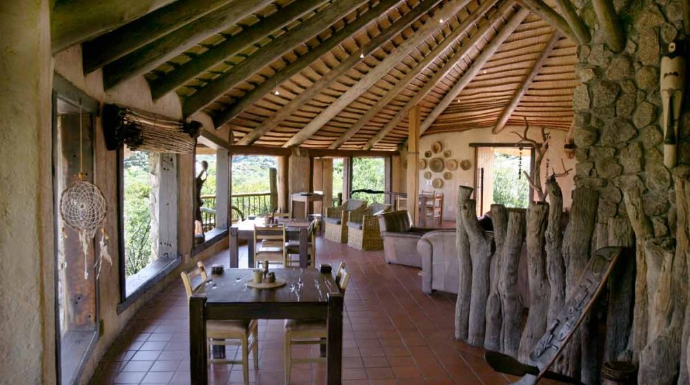 Le restaurant à l'Erongo Wilderness Lodge
