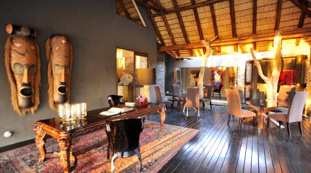 L'acceuil de l'hôtel en Afrique du Sud