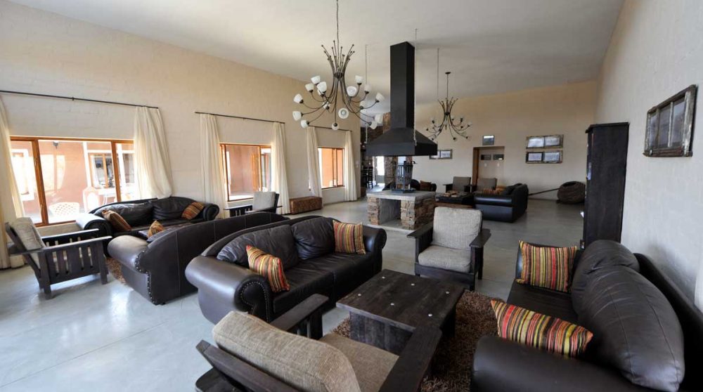 Autre vue du salon à Windhoek