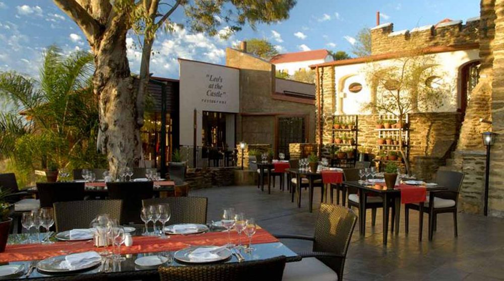 Autre vue de la terrasse en Namibie