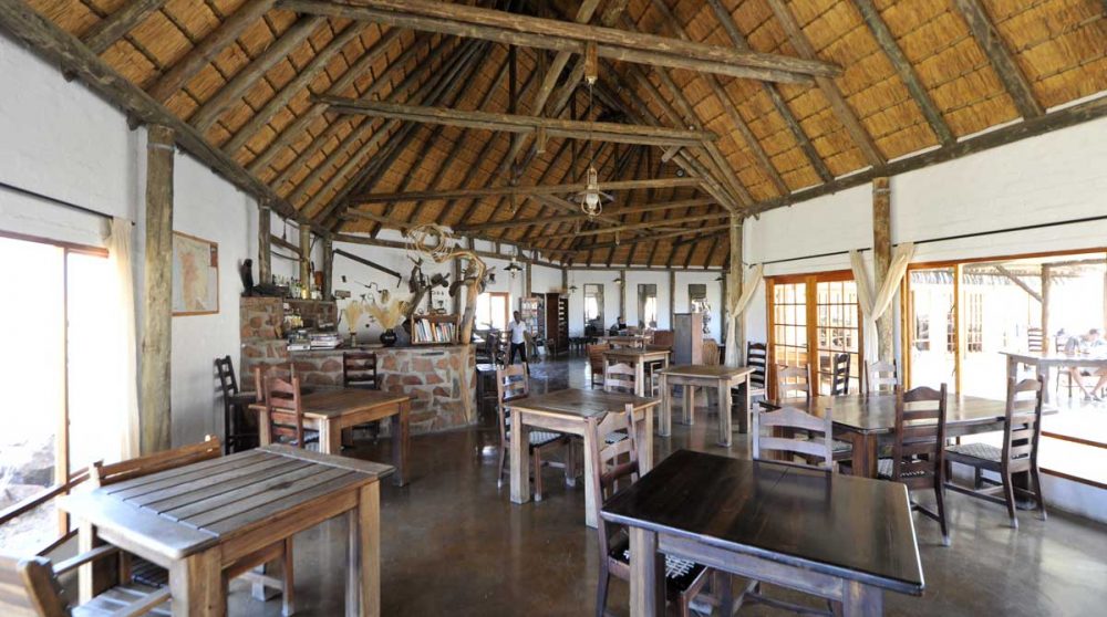 Le restaurant en Namibie
