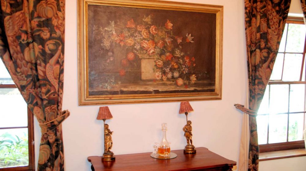 Salon de l'hôtel à Stellenbosch