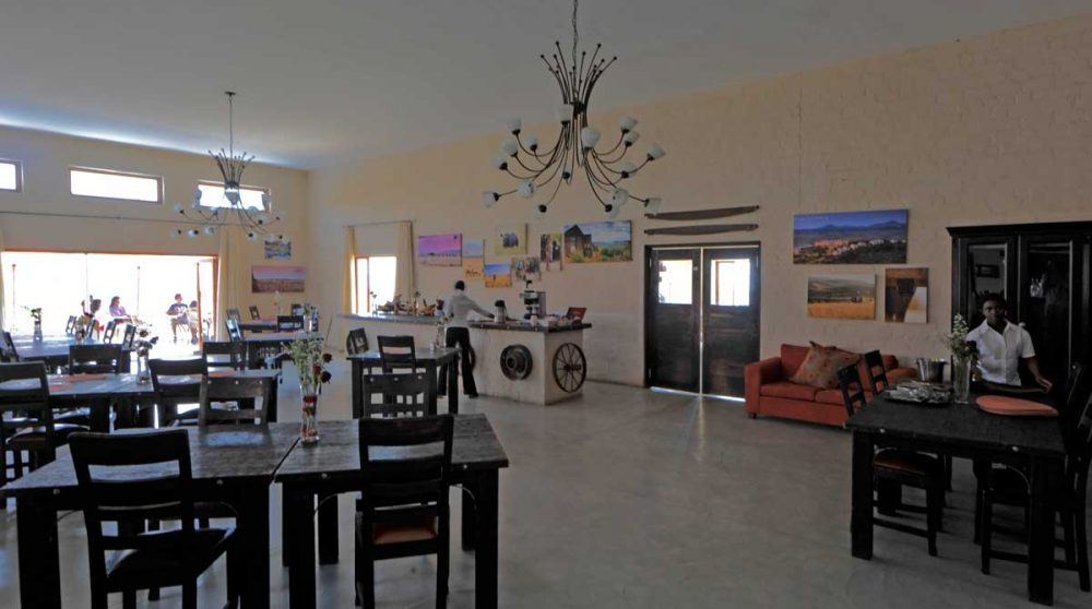 Autre vue de la salle à manger en Namibie