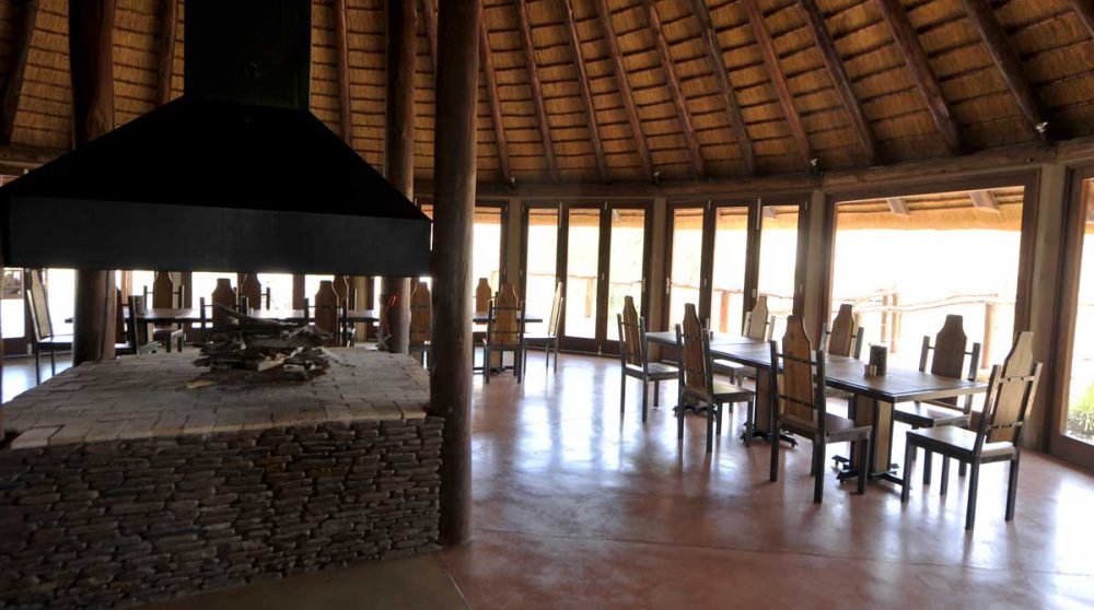 Le restaurant dans le désert du Namib