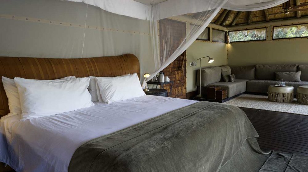 Aperçu d'un lit à Kaokoland