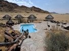 La piscine avec vue sur la savane à Namib