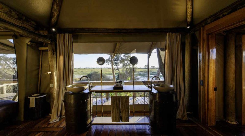 La salle d'eau face au Delta