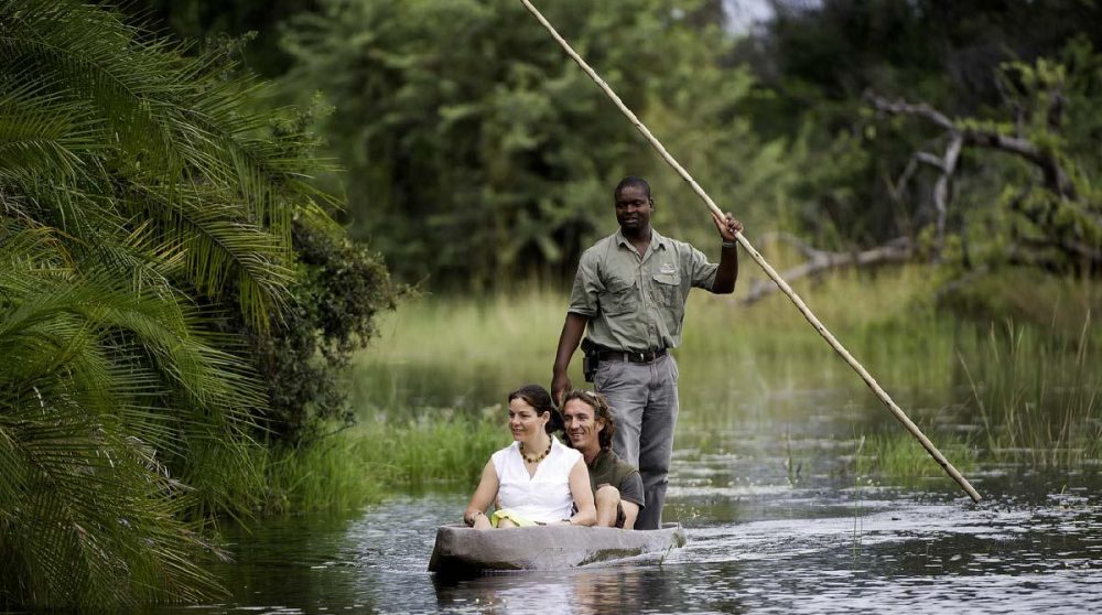 Safari en mokoro à Kwetsani Camp