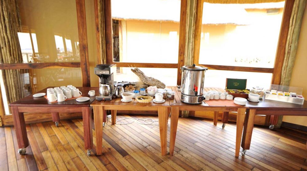 Buffet au Sossus Dune Lodge