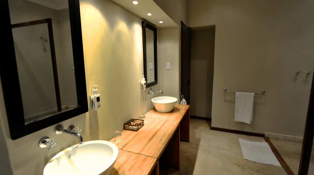 Une salle de bains du Villa Verdi