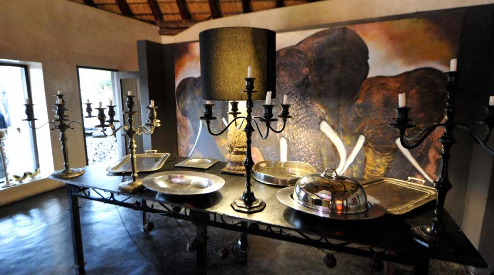 Un buffet au restaurant en Afrique du Sud