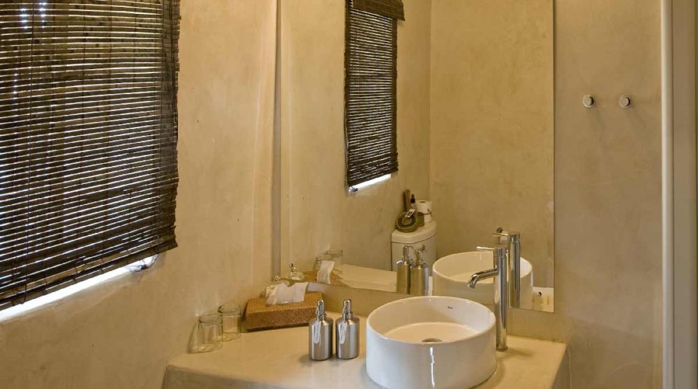 La salle de bains en Namibie