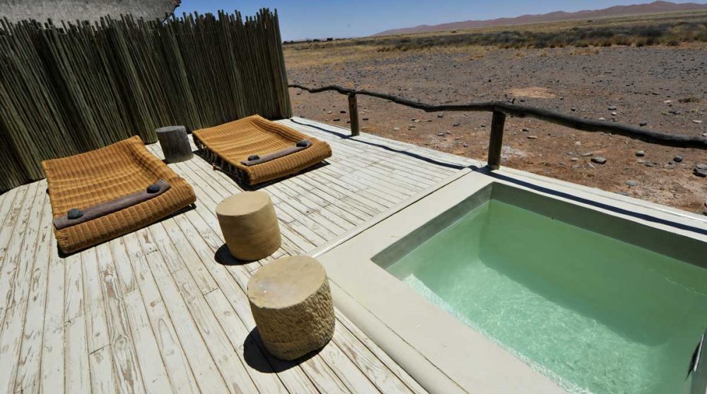 La terrasse d'une chambrer