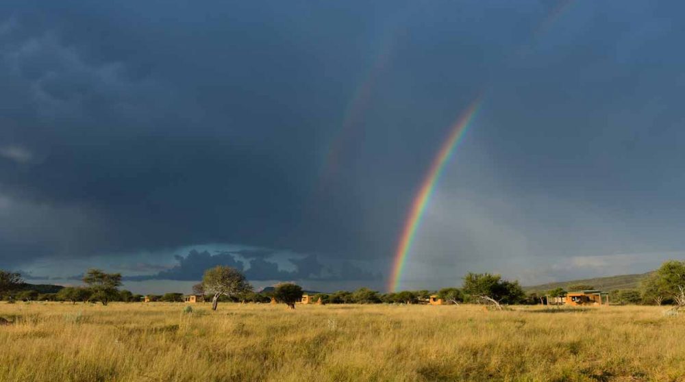 Arc-en-ciel au milieu des View rooms