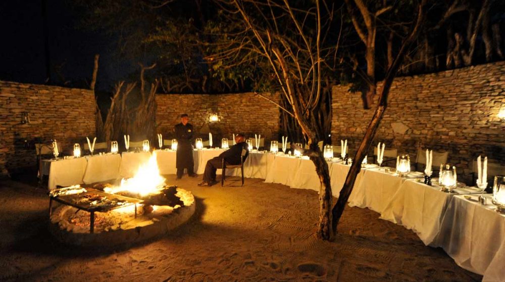Une soirée au coin du feu à Sabi Sand