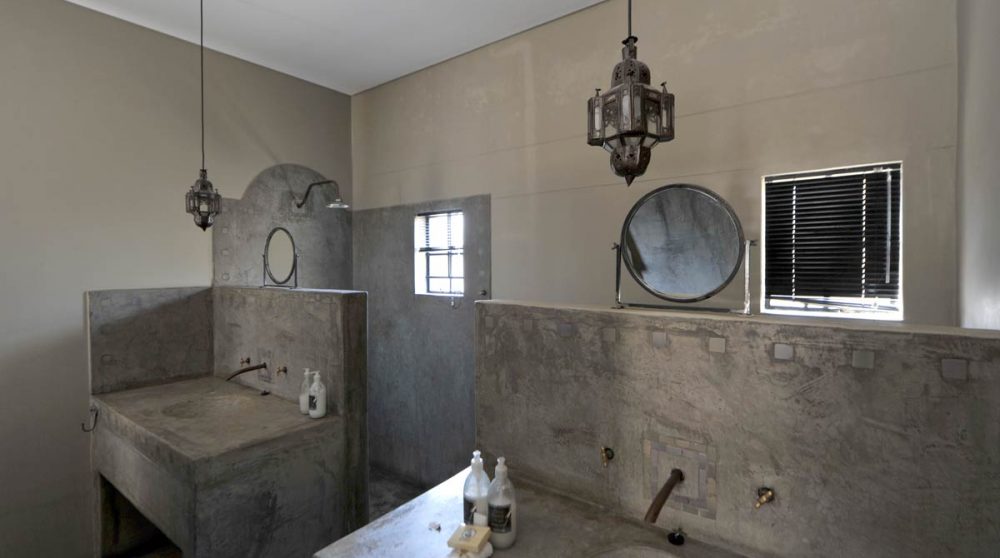 La salle de bains à Windhoek