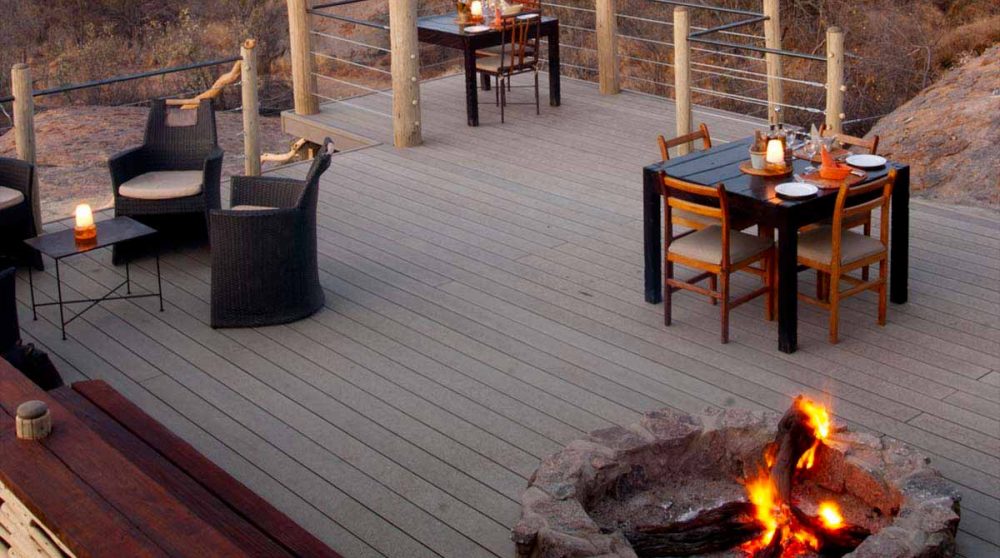 Autre vue de la terrasse dans le plateau central